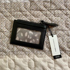 Aimee Kestenberg Black Compact Zipper Wallet NWT